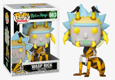 Wasp Rick Pop Rick And Morty - Pop Rick Et Morty, HD Png Download, Free Download