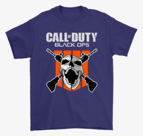 Call Of Duty Black Ops 4 Guns And Skull Shirts - Call Of Duty Black Ops, HD Png Download, Free Download