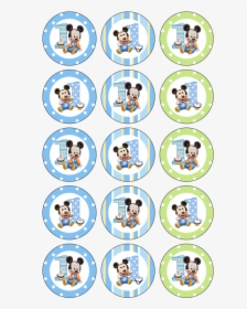 Mickey Mouse 1st Birthday Or , Png Download - First Birthday Cupcake Topper, Transparent Png, Free Download