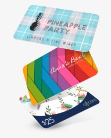 Colorful Stack Of Customized Accupos Gift Cards - Graphic Design, HD Png Download, Free Download