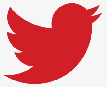 Social Media Twitter Blog Business Red - Twitter Logo Png Red, Transparent Png, Free Download