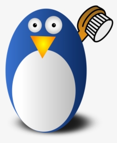 Flightless Bird,bird,beak - Baground Pinguin Biru, HD Png Download, Free Download