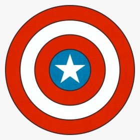 Clipart Shield Superhero - Captain America Shield Comic, HD Png Download, Free Download