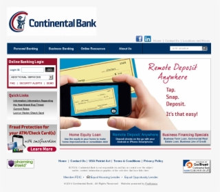 Continental Bank, HD Png Download, Free Download