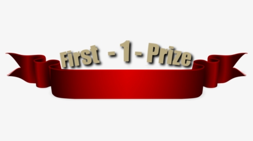 First Prize Banner - First Prize Images Png, Transparent Png, Free Download