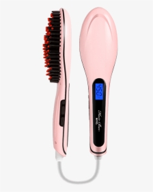 Pink Straightener Brush - Brush, HD Png Download, Free Download
