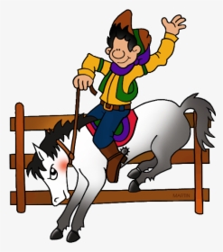 Occupations Clip Art By Phillip Martin, Rodeo Cowboy - Verb To Have Got, HD Png Download, Free Download