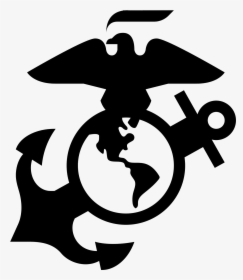 Ega Vector Icon - Marines Clipart Black And White, HD Png Download, Free Download