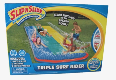 Slip "n Slide Triple Surf Rider Slip N Slide , Png - Wham O Slip N Slide Triple, Transparent Png, Free Download