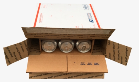 Beer Shippers Craft Beer Shipping Box Usps Flat Rate - Carton, HD Png Download, Free Download
