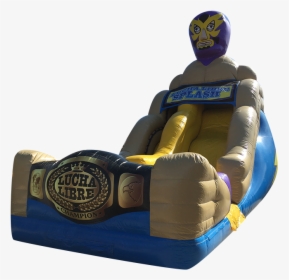 Lucha Libre Splash Water Slide 30 L X 18 T - Inflatable, HD Png Download, Free Download