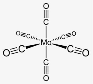 Molybdenum Hexacarbonyl 2d - Molybdenum Hexacarbonyl Mo Co 6, HD Png Download, Free Download