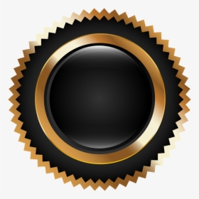 Certificate Seal Black And Gold, HD Png Download, Free Download