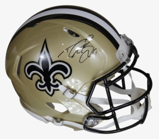Drew Brees Autographed New Orleans Riddell Speed Proline - New Orleans Saints, HD Png Download, Free Download
