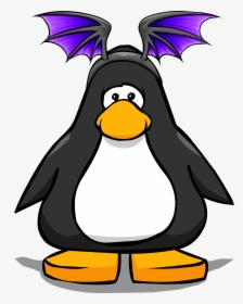 Purple Bat Wings From A Player Card - Club Penguin Vuvuzela, HD Png Download, Free Download