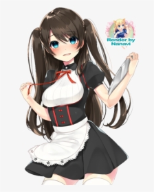 Thumb Image - Anime Girl Render Maid, HD Png Download, Free Download