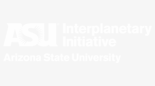 Asu Interplanetary Initiative Horiz Cmyk Print White - Johns Hopkins Logo White, HD Png Download, Free Download