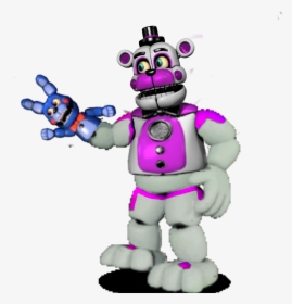 #fnafworld Adventure Funtime Freddy - Cartoon, HD Png Download, Free Download