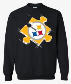 Pittsburgh Steelers Autism Puzzle Sweatshirt American - Pittsburgh Steelers, HD Png Download, Free Download