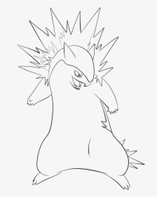 Typhlosion Lineart, HD Png Download, Free Download