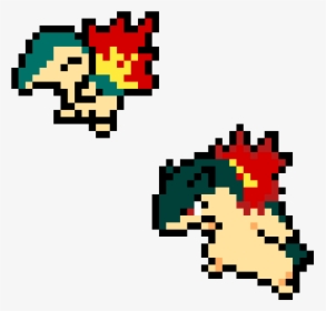 Cyndaquil Pixel Art, HD Png Download, Free Download