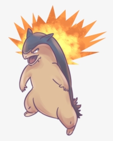 Typhlosion, The Eruption Beast  52nd $5 Commission - Cartoon, HD Png Download, Free Download