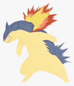 Typhlosion Digital Construction Paper Cut Out - Pokemon Typhlosion Vector, HD Png Download, Free Download