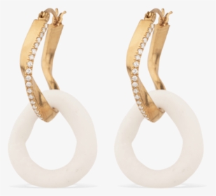 Completedwork Ceramic Gold Vermeil Earrings Flawed, HD Png Download, Free Download