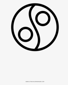 New Coloring Pages Yin Yang Coloring Pages Page Ultra - Circle, HD Png Download, Free Download