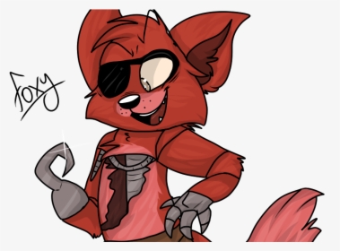 Foxy The Pirate Fox Art, HD Png Download, Free Download