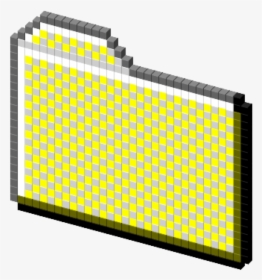 #minecraft #portfolio #folder #file #yellow #pixel, HD Png Download, Free Download