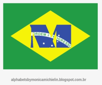 Bandeira Do Brasil Alfabeto , Png Download - Triangle, Transparent Png, Free Download