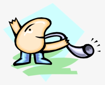Vector Illustration Of Horn Blower Blows His Shofar - Illustration, HD Png Download, Free Download