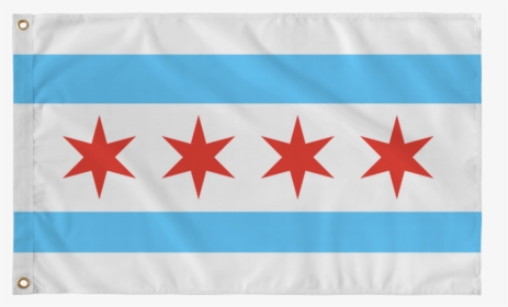 Official Chicago Flag Png - Flag, Transparent Png, Free Download