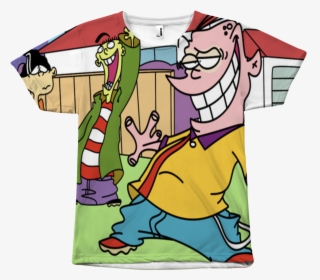 Tshirt Clip 90"s - Cartoon, HD Png Download, Free Download