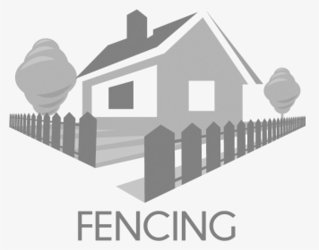 Legacy Web Icons Fencing Bw - House, HD Png Download, Free Download