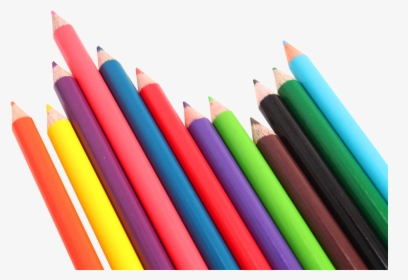 Pencil Free Vector Free Png Image - Transparent Background Colored Pencils Clipart, Png Download, Free Download