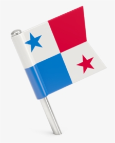 Square Flag Pin - Panama Flag Png Panama, Transparent Png, Free Download