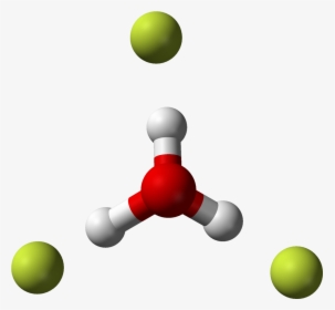 Hydronium Fluoride Coordination Xtal 3d Balls - Molecule, HD Png Download, Free Download