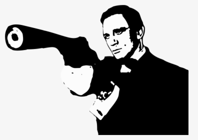 Gun James Bond Vector Png, Transparent Png, Free Download