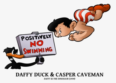 Daffy Duck N - Casper Caveman, HD Png Download, Free Download