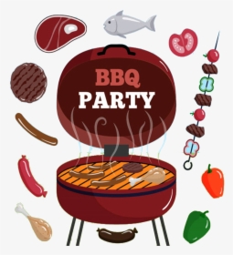 Hot Dog Grilling Clipart Png Freeuse Stock Barbecue - Bbq Png, Transparent Png, Free Download