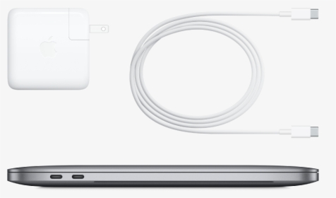 13-inch Macbook Pro Side View With Accompanying Accessories - Smartphone, HD Png Download, Free Download