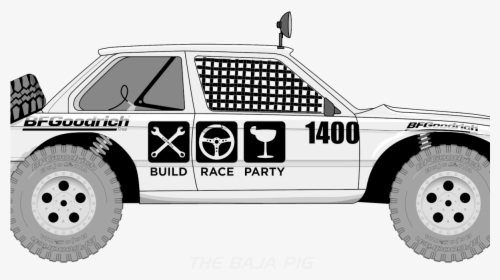 Racecar Png , Png Download - Baja 1000 Trophy Truck Dibujo, Transparent Png, Free Download