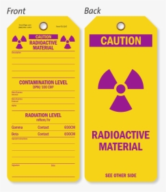 Radioactive Material Tag, HD Png Download, Free Download