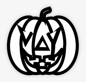 Black And White Clipart Pumpkin Clipart Transparent - Clip Art, HD Png Download, Free Download