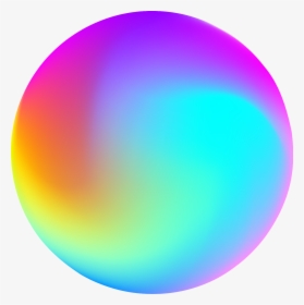 Colorful Gradient Orbs Png, Transparent Png, Free Download