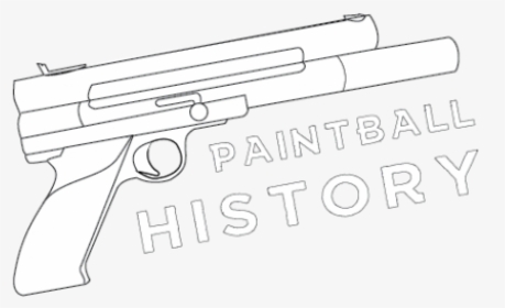 Paintball History - Handgun, HD Png Download, Free Download