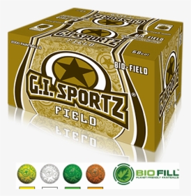 Gi Sportz Field Paintballs 68 Cal, HD Png Download, Free Download