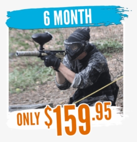 6 Month Holiday Membership Special - Paintball, HD Png Download, Free Download